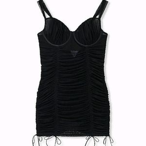 Black mesh chemise